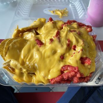 Sweets & Sugars ice cream - Nacho mix (hot cheetos, no jalapeños). - Ice Cream & Frozen Yogurt Near Me - Sacramento, California Sweets & Sugars ice cream - Nacho mix (hot cheetos, no jalapeños). - Ice Cream & Frozen Yogurt Near Me - Sacramento, California