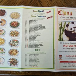 China Lin - Menu