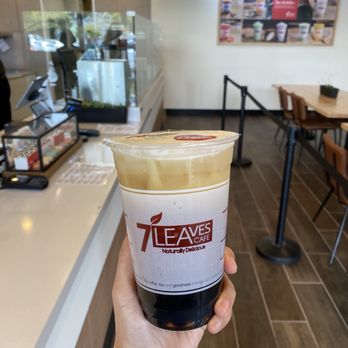 7 Leaves Cafe - Sea Salt Jasmine Tea with Boba - Bubble Tea Near Me - San Francisco, California 7 Leaves Cafe - Sea Salt Jasmine Tea with Boba - Bubble Tea Near Me - San Francisco, California