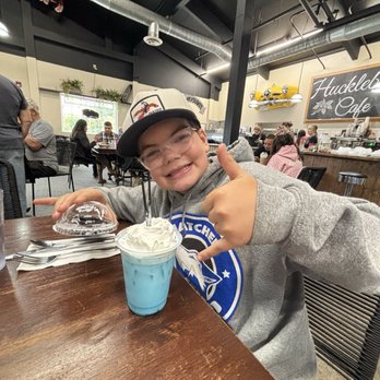 Huckleberry Cafe - Blue raspberry Italian soda - Breakfast & Brunch Near Me - Cashmere, Washington