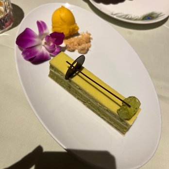 Blossom - Green tea opera cake - Chinese Near Me - Las Vegas, Nevada Blossom - Green tea opera cake - Chinese Near Me - Las Vegas, Nevada