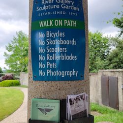 River Gallery Sculpture Garden - Mind the rules if visiting.
