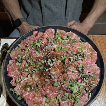 Sandfish - Wagyu beef carpaccio - Sushi Bars Near Me - Palm Springs, California Sandfish - Wagyu beef carpaccio - Sushi Bars Near Me - Palm Springs, California