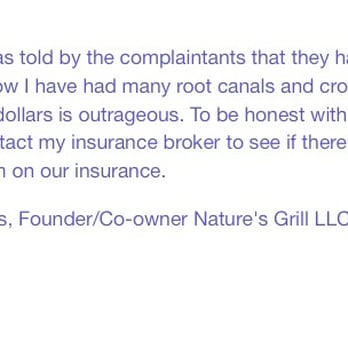 Nature's Grill Cafe - If you break your teeth on their food be prepared for this from OWNER - Juice Bars & Smoothies Near Me - Brooklyn, New York