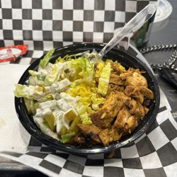 Princess Mediterranean Grill - Chicken Shawarma bowl