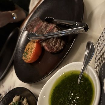 Bourbon Steak - Wagyu steak with chimichurri sauce - Steakhouses Near Me - San Francisco, California Bourbon Steak - Wagyu steak with chimichurri sauce - Steakhouses Near Me - San Francisco, California