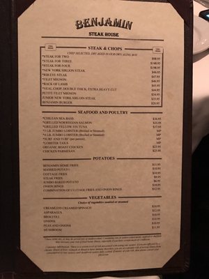 Menu photo 7 Benjamin Steakhouse White Plains, NY