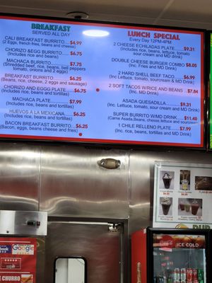 Menu photo 7 Durango Taco Shop Las Vegas, NV