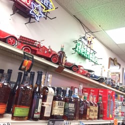 Jerry's Liquors - Loving their collection of Jim Beam trucks.