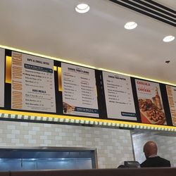 QDOBA Mexican Eats - Menu board