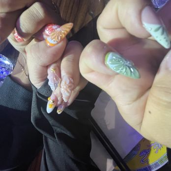 The Nail House - i went to the nail house with my friends and i and cici did my nailsss (the orange set) love them and my friends sets so much !!! - Nail Salons Near Me - Milpitas, California The Nail House - i went to the nail house with my friends and i and cici did my nailsss (the orange set) love them and my friends sets so much !!! - Nail Salons Near Me - Milpitas, California