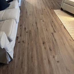 He gave us his flooring discount at flooring liquidators and then he installed it.