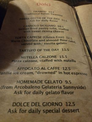 Menu photo 1 Sotto La Luna Astoria, NY Menu photo 1 Sotto La Luna Astoria, NY