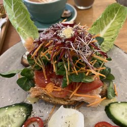 Filtro Coffee and Lunch Bar - Smoked salmon on bread