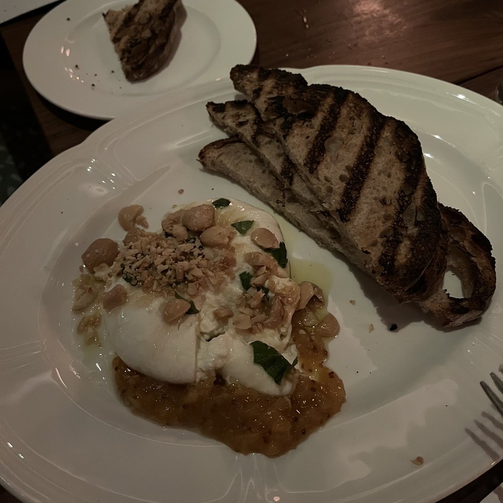 Corinne Austin - Burrata Cheese - New American Near Me - Austin, Texas Corinne Austin - Burrata Cheese - New American Near Me - Austin, Texas
