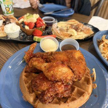 The Breakfast Club - Chicken & waffle Korean style really good ! - American Near Me - Castro Valley, California The Breakfast Club - Chicken & waffle Korean style really good ! - American Near Me - Castro Valley, California