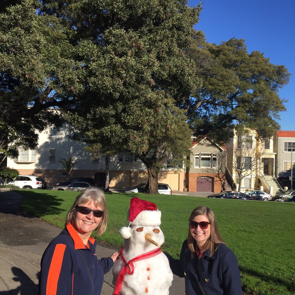 The snow man was back again this year!