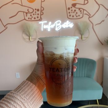 Tea Top - Milk Foam Oolong Tea - Coffee & Tea Near Me - Carrollton, Texas Tea Top - Milk Foam Oolong Tea - Coffee & Tea Near Me - Carrollton, Texas