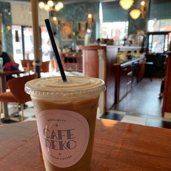 Cafe Deko - Iced caramel latte - Coffee & Tea Near Me - Chicago, Illinois