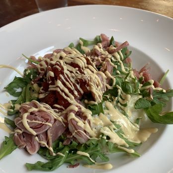 Frothy Monkey - Cheesy grits bowl and prosciutto - Coffee & Tea Near Me - Nashville, Tennessee
