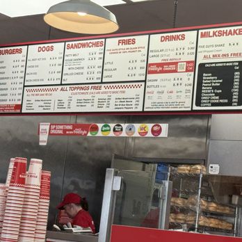 Five Guys - The menu - Burgers Near Me - Billings, Montana Five Guys - The menu - Burgers Near Me - Billings, Montana