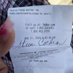 FedEx Office Print & Ship Center - Receipt