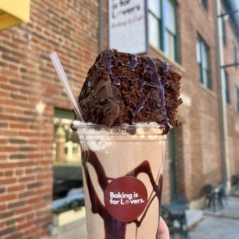 Baking Is For Lovers - a chocolate milkshake - Custom Cakes Near Me - Christiansburg, Virginia Baking Is For Lovers - a chocolate milkshake - Custom Cakes Near Me - Christiansburg, Virginia