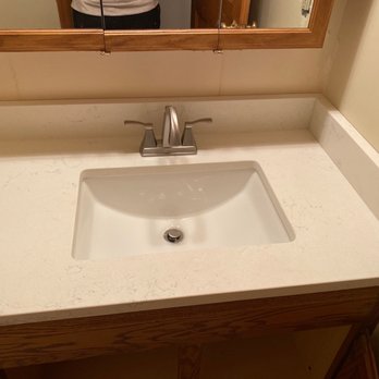 Dick's Cabinetry & Flooring - a sink and mirror - Flooring Near Me - Chambersburg, Pennsylvania Dick's Cabinetry & Flooring - a sink and mirror - Flooring Near Me - Chambersburg, Pennsylvania