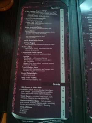 Menu photo 6 The Granite Bancroft, ON Menu photo 6 The Granite Bancroft, ON