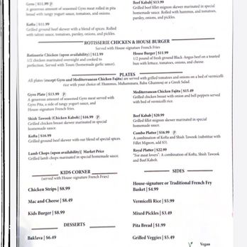 Hummus Cafe - The menu - Mediterranean Near Me - Moore, Oklahoma
