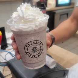 Cookies and cream milkshake Cookies and cream milkshake