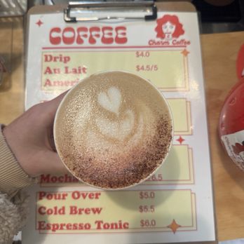 Charm Coffee - Valentine special: BerryChoco latte - Cafes Near Me - San Francisco, California Charm Coffee - Valentine special: BerryChoco latte - Cafes Near Me - San Francisco, California