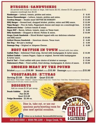 Menu photo 3 Barnwood BBQ & Catering Grape Creek, TX Menu photo 3 Barnwood BBQ & Catering Grape Creek, TX