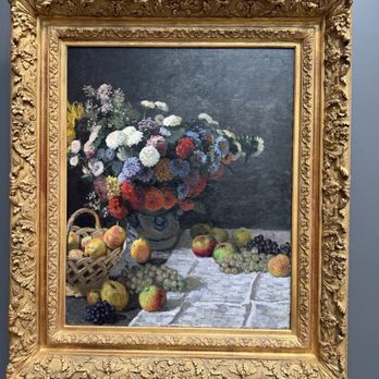 The Getty Center - Still Life with Flowers and Fruit - Claude Monet - Art Museums Near Me - Los Angeles, California