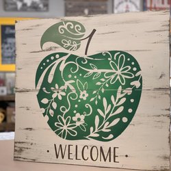 Board & Brush - Youngsville - We have a SUPER cute Apple for our Teachers :) . Come create your classroom sign with us!