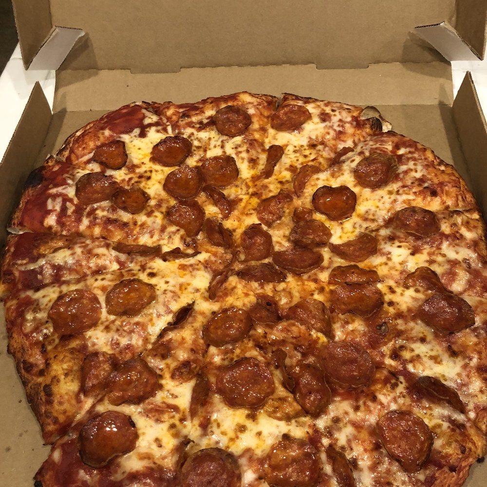 Stadium Pizza - Large pepperoni pizza - Pizza Near Me - Wildomar, California Stadium Pizza - Large pepperoni pizza - Pizza Near Me - Wildomar, California