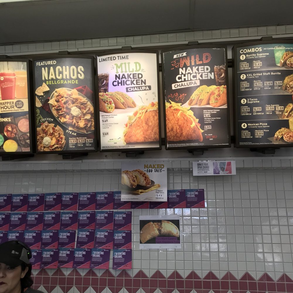 Taco Bell - Menu May 2018 - Fast Food Near Me - El Centro, California Taco Bell - Menu May 2018 - Fast Food Near Me - El Centro, California