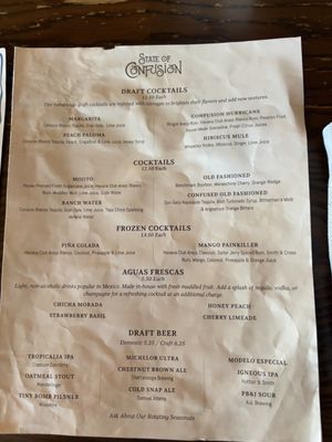 Menu photo 2 State of Confusion Chattanooga, TN Menu photo 2 State of Confusion Chattanooga, TN