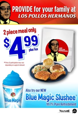 Photo of Los Pollos Hermanos - Albuquerque, NM, United States. The Blue Magic Slushee is 99.1% perfection!