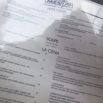 Mestizo Contemporary Mexican Cuisine - Menu - Mexican Near Me - Davidson, North Carolina Mestizo Contemporary Mexican Cuisine - Menu - Mexican Near Me - Davidson, North Carolina