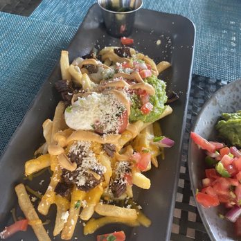 Shores Restaurant - Loaded Asada Fries - New American Near Me - La Jolla, California Shores Restaurant - Loaded Asada Fries - New American Near Me - La Jolla, California