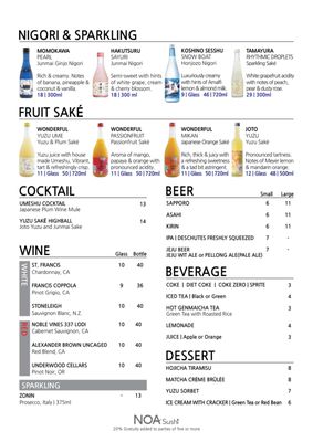 Menu photo 3 NOA Sushi Beaverton, OR Menu photo 3 NOA Sushi Beaverton, OR