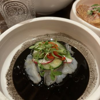 O Sea - Wild Mexican White Shrimp Aguachile 'Negro' - Seafood Near Me - Orange, California O Sea - Wild Mexican White Shrimp Aguachile 'Negro' - Seafood Near Me - Orange, California