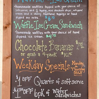 Bears Country Custard - One of their various menus! - Ice Cream & Frozen Yogurt Near Me - Folsom, New Jersey