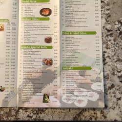 Sakana Sushi - Menu