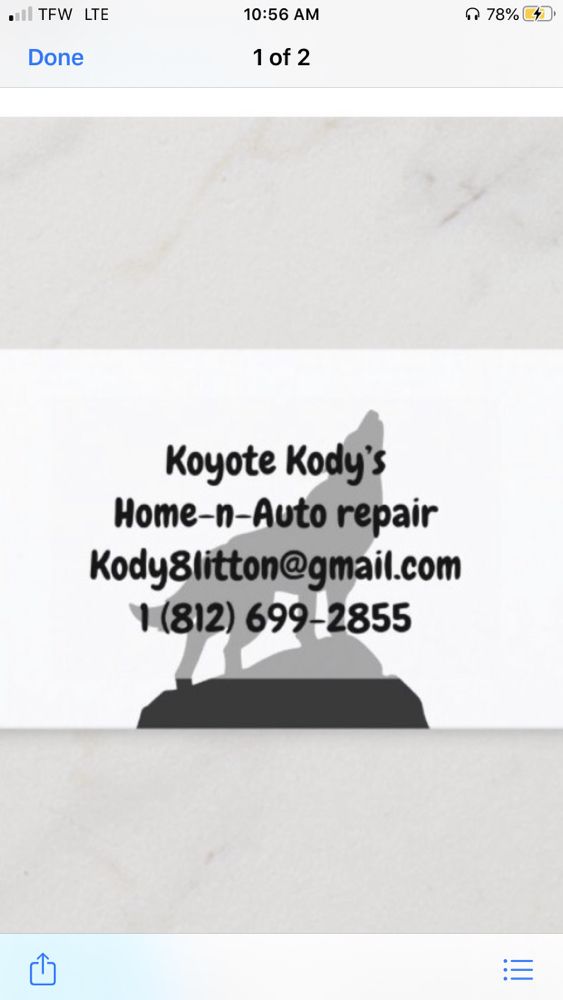 Slide of Koyote Kodys Home N Auto Repair
