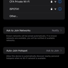 Spot #2 - can't see guest wifi Spot #2 - can't see guest wifi
