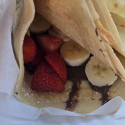 The Daily Crepe Co - Sweet crepe with Nutella,  strawberries and bananas