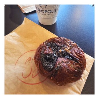 Sweet Rabbit Bakery - Buckwheat Kouign-Amann with black sesame paste. So so good! - Bakeries Near Me - Chicago, Illinois