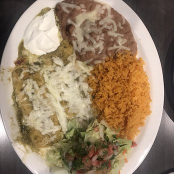 La Paloma Grill - Green cheese enchiladas (a bit spicy) - Mexican Near Me - Montebello, California La Paloma Grill - Green cheese enchiladas (a bit spicy) - Mexican Near Me - Montebello, California